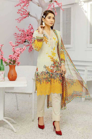 AF 08 Aafreen Embroidered Chikankari Lawn Collection Vol 1