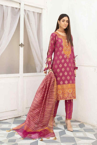 3 PC Hussan e Jahan 2 Embroidered Fancy Lawn Collection