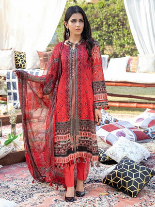 3 PC Embroidered Lawn 700A Zure Summer Collection