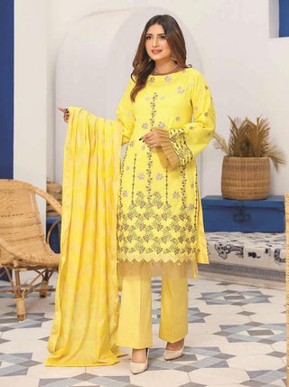 3 PC Embroidered Lawn 8 Naseeb Summer Collection