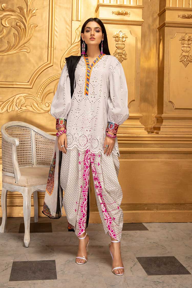 Picture of Z.S Textile - K5 04 Kalyan Embroidered Chikankari Collection Vol 5 - Available at Raja Sahib