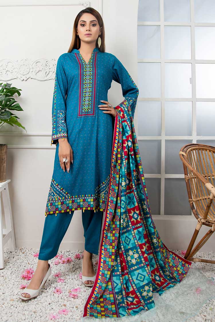 Picture of Z.S Textile - ZS 6A  Rangreza Printed Lawn Chunri Collection Vol 5 - Available at Raja Sahib