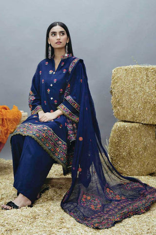 Design 01 Blossom Eid Embroidered Lawn Collection
