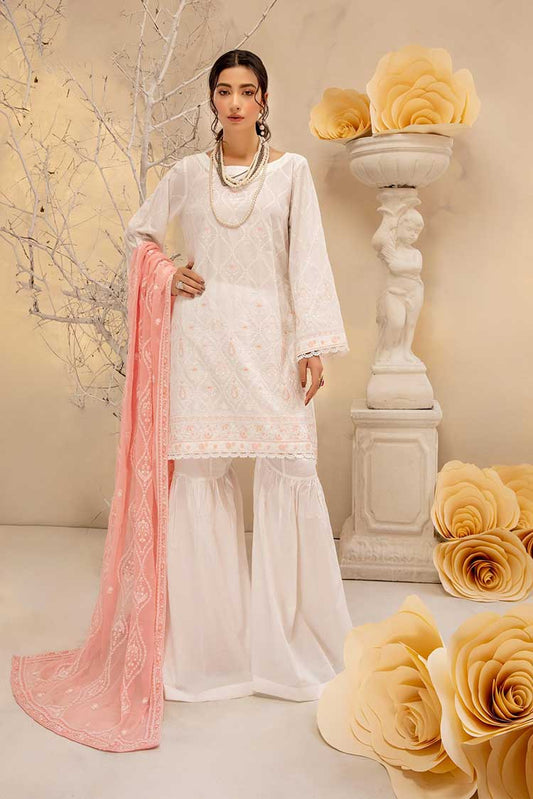 Picture of Z.S Textile - K6 8 Kalyan Festive Embroidered Chikankaari Collection Vol 6 - Available at Raja Sahib