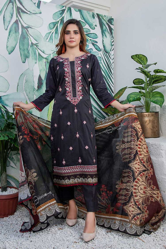 Picture of Z.S Textile - SFE 9 Subhhata Festive Embroidered Lawn Collection - Available at Raja Sahib