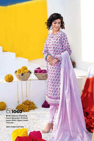 3 PC Printed Lawn CL1060 Summer Basic Collection