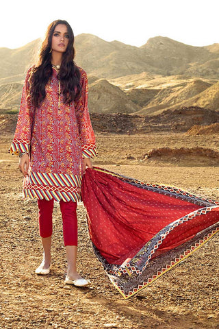 3 PC Printed Lawn Suit CL1126 Roselene Printed Lawn Collection