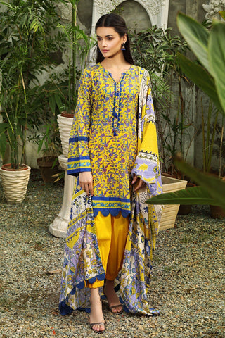3 PC Printed Lawn CL1168A Summer Basic Collection