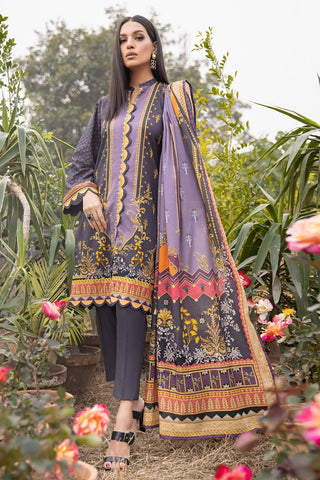 3 PC Embroidered Printed Lawn CL920 Summer Basic Collection