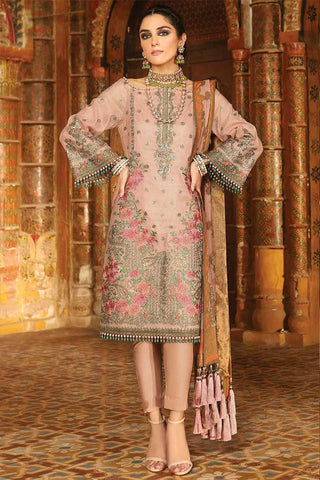 3 PC Embroidered Suit FC17F Festive Collection