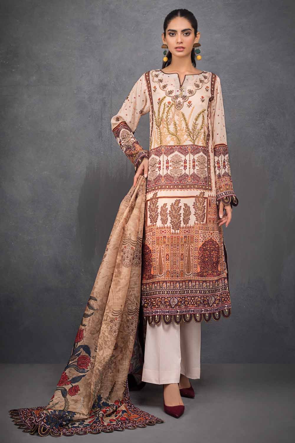 Picture of Gul Ahmed - 3 PC Embroidered Lawn Suit FE 12008 Eid Ul Azha Festive Issue Collection - Available at Raja Sahib