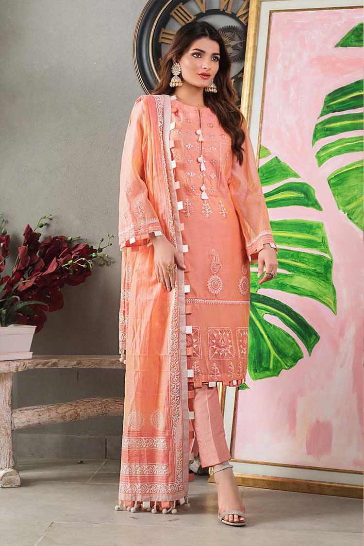 Picture of Gul Ahmed - 3PC Embroidered Lawn Suit FE 12218 Mumtaz Festive Luxury Collection - Available at Raja Sahib