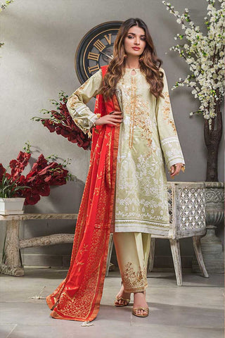 3PC Embroidered Lawn Suit FE 12227 Esra Festive Luxury Collection