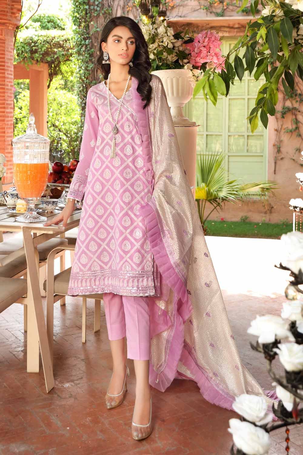 Picture of Gul Ahmed - 3 PC Embroidered Lawn Suit FE 12231 Eid Ul Azha Festive Issue Collection - Available at Raja Sahib