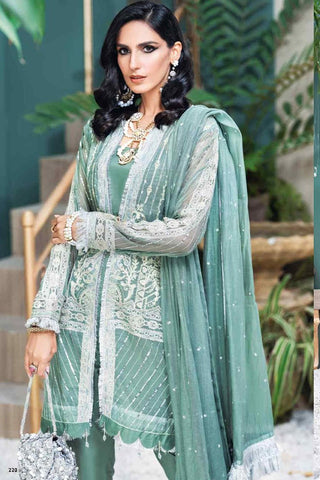 3 PC Luxury Embroidered FS49 Premium Lawn Summer Collection