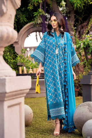 3 PC Embroidered Swiss Voile LSV41 Premium Lawn Summer Collection