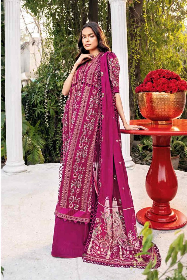 Picture of Gul Ahmed - 3 PC Luxury Embroidered Swiss Voile LSV57 Premium Lawn Summer Collection - Available at Raja Sahib