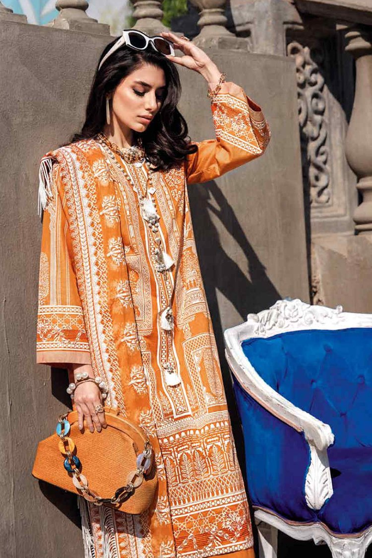 Picture of Gul Ahmed - 3 PC Luxury Embroidered Chiffon SP55 Premium Lawn Summer Collection - Available at Raja Sahib