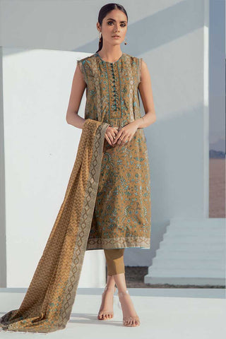 3 PC Printed Lawn Suit SS021B Spring Summer Lawn Collection Vol 1