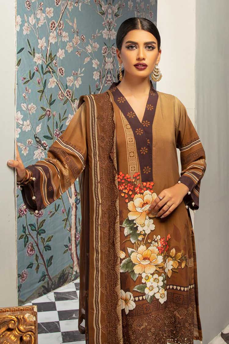 Picture of Riaz Arts - Design 04 Mahees Embroidered Viscose Collection - Available at Raja Sahib