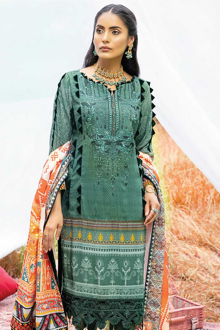 Picture of Al Zohaib Textile - WB21 10 Wintry Breeze Embroidered Shawl Collection - Available at Raja Sahib