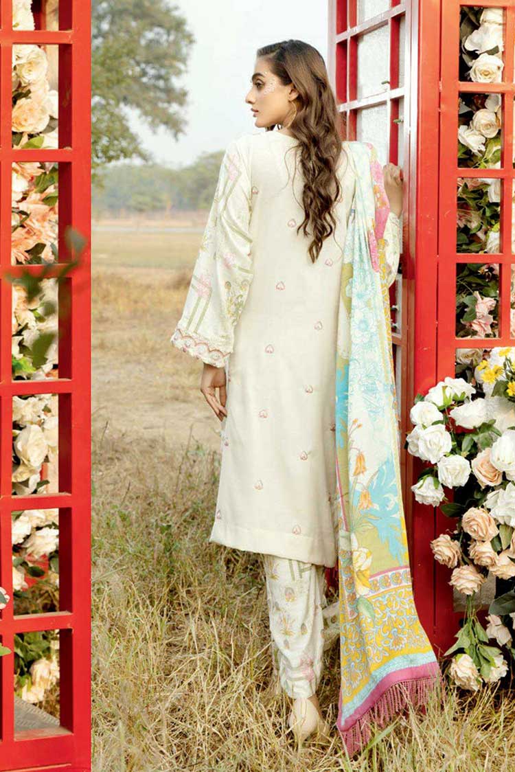 Picture of Riaz Arts - LP 02 Tehzeeb Embroidered Peach Leather Collection - Available at Raja Sahib