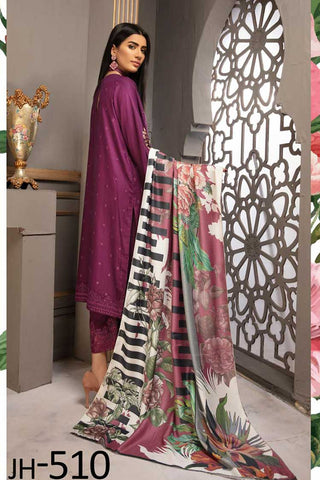 JH 510 Mushq Digital Embroidered Winter Collection