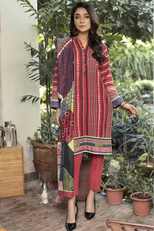 Picture of Lakhany - KPW 506 Komal Printed Winter Khaddar Collection - Available at Raja Sahib