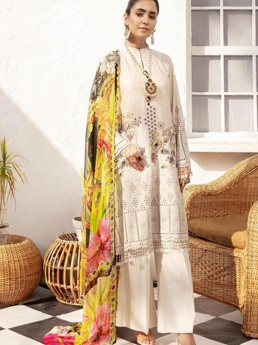 Picture of Shaista - 3 PC Chikankari Embroidered 213 Maira Lawn Collection - Available at Raja Sahib