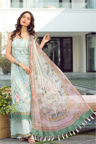 Picture of Rang Rasiya - 01 Rosemary Florence Luxe Embroidered Lawn Collection - Available at Raja Sahib