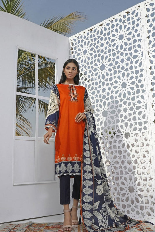 Picture of Ittehad - 3 PC D-105A Spring Summer Crystal Lawn Collection - Available at Raja Sahib