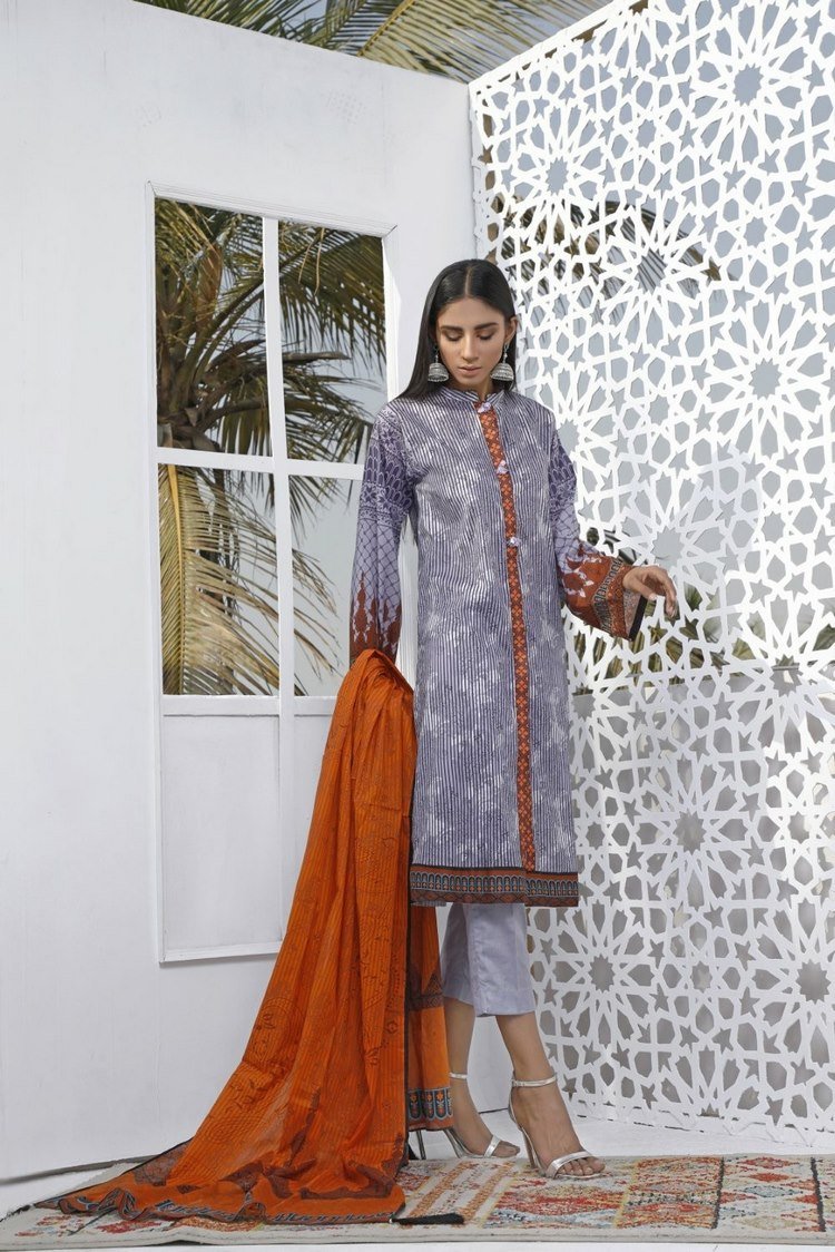 Picture of Ittehad - 3 PC D-111A Spring Summer Crystal Lawn Collection - Available at Raja Sahib