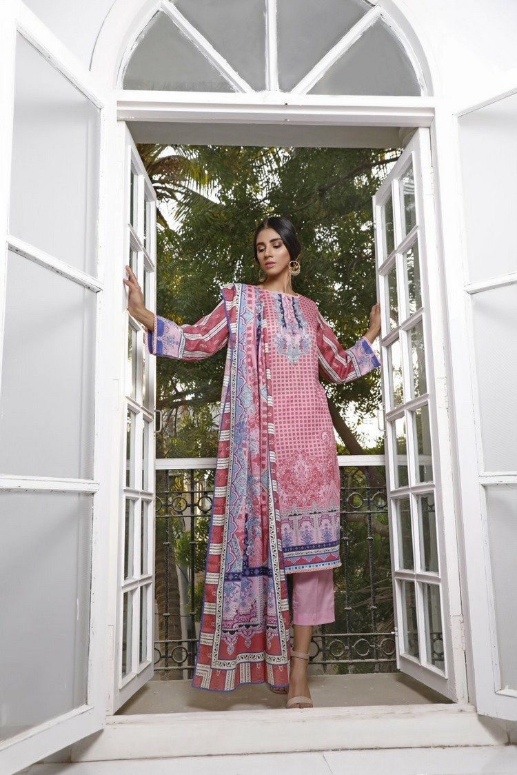 Picture of Ittehad - 3 PC D-119B Spring Summer Crystal Lawn Collection - Available at Raja Sahib