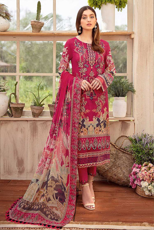 Picture of Ramsha - C 612 Chevron Luxury Lawn Collection Vol 6 - Available at Raja Sahib