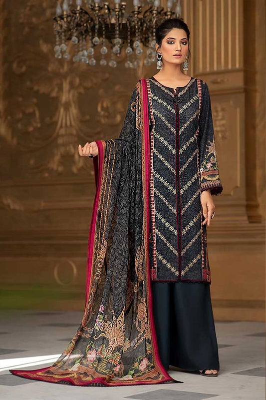 Picture of Rang Rasiya - 613 Mono Tube Mahi Digital Embroidered Lawn Collection - Available at Raja Sahib