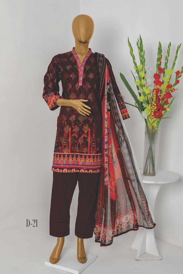 Picture of Raaya - Design 21 Faryal Printed Brosha Collection Vol 2 - Available at Raja Sahib