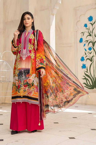 Design 3A Abrish Embroidered Eid Lawn Collection