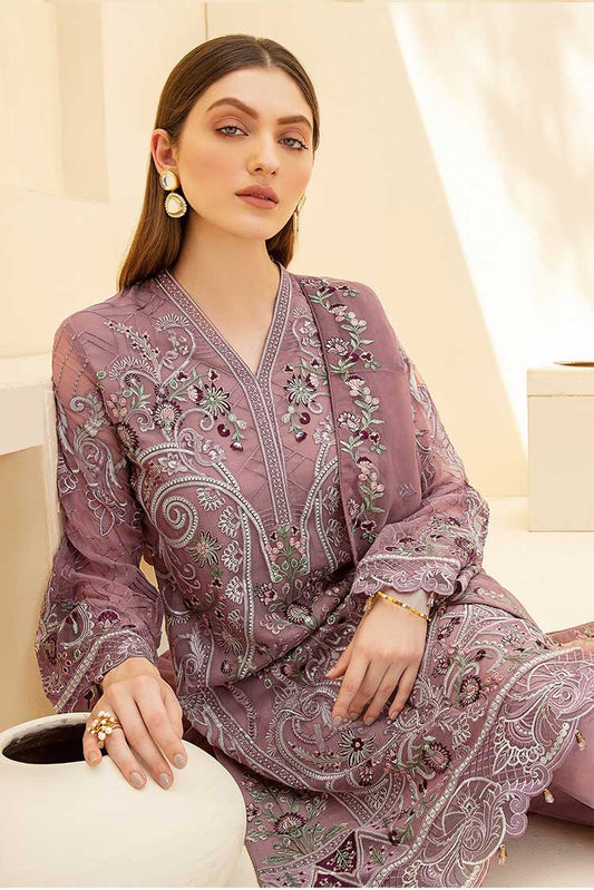 Picture of Ramsha - D 702 Rangoon Embroidered Chiffon Collection Vol 7 - Available at Raja Sahib