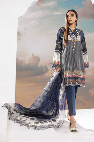 23 Beethoven 2 PC Printed Suit Spring Summer Lawn Collection Vol 1