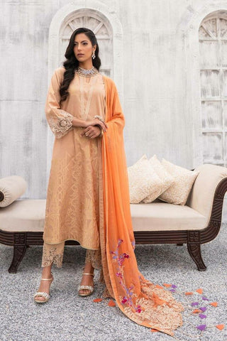 3 PC Butternut Squash 6 Signature Embroidered Lawn Jacquard Chapter 1 Collection