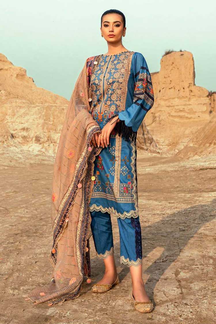 Picture of Charizma - CN 12 Chinkari Naranji Embroidered Lawn Collection Vol 1 - Available at Raja Sahib