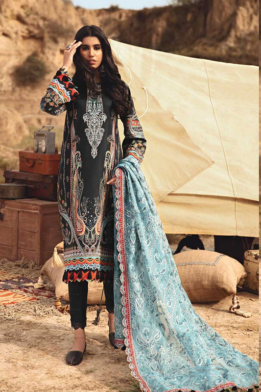 Picture of Jazmin - D 11 Dasht Karvaan Luxury Lawn Collection - Available at Raja Sahib