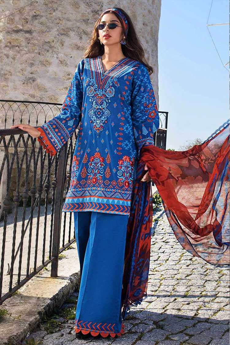 Picture of Zainab Chottani - 10B RUSTIC GLAM B Tahra Lawn Collection - Available at Raja Sahib