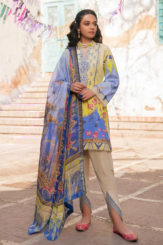 Picture of Rungrez - MSK 08 Mishkal Spring Summer Collection - Available at Raja Sahib