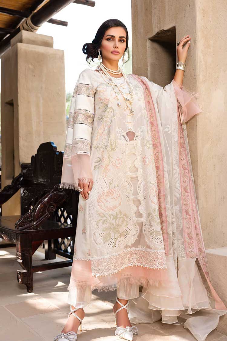 Picture of Shiza Hassan - 03A Heer Luxury Lawn Collection - Available at Raja Sahib