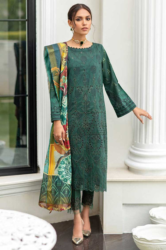 Picture of Iznik - EL 08 Forest Green (3 Pc) Eid Edition Collection - Available at Raja Sahib