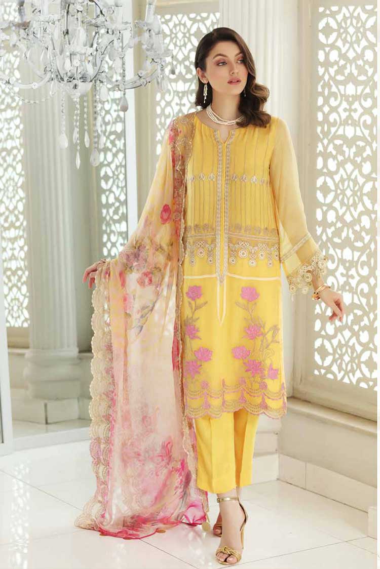 Picture of Charizma - CAL 07 Allure Embroidered Chiffon Collection Vol 01 - Available at Raja Sahib