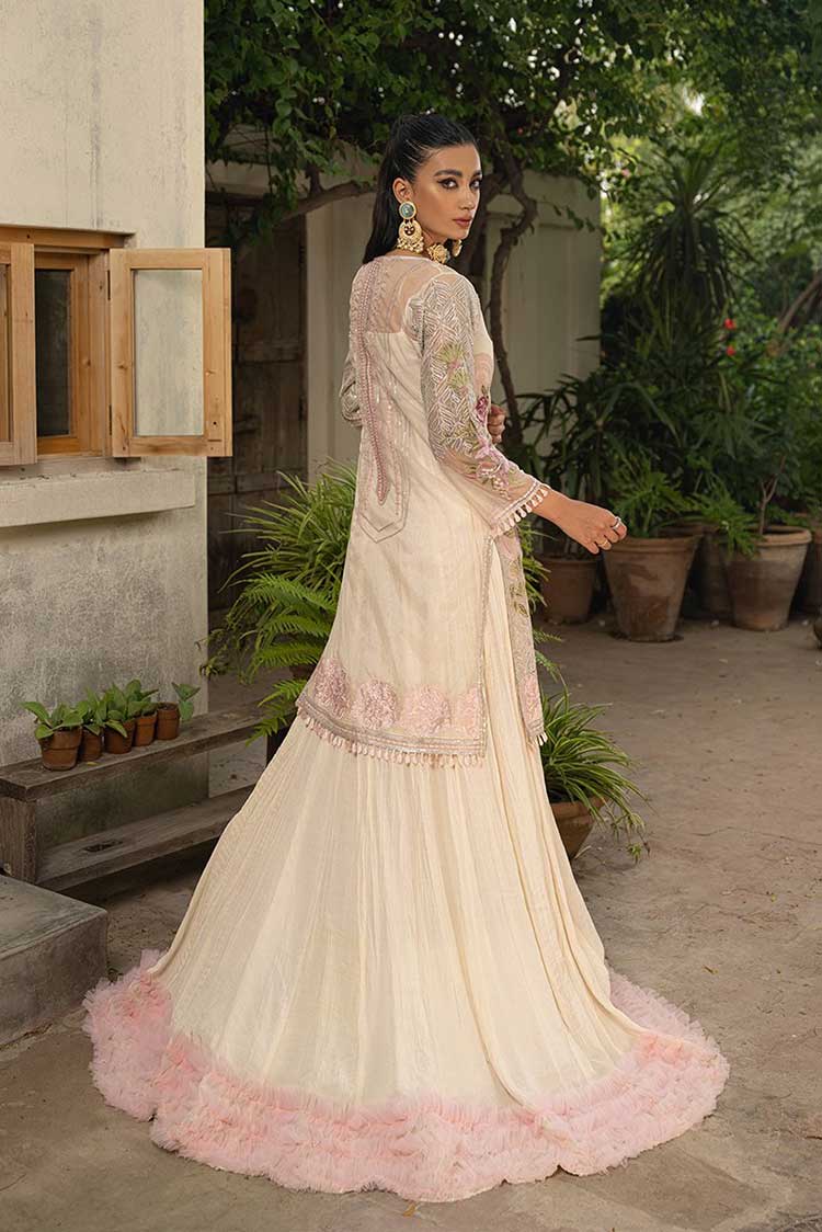 Picture of Rungrez - RNG 02 Marfil Mousseline Embroidered Collection - Available at Raja Sahib