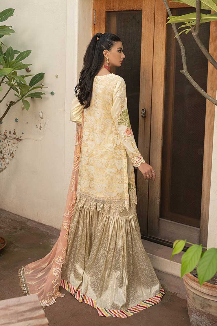 Picture of Rungrez - RNG 03 Herencia Mousseline Embroidered Collection - Available at Raja Sahib