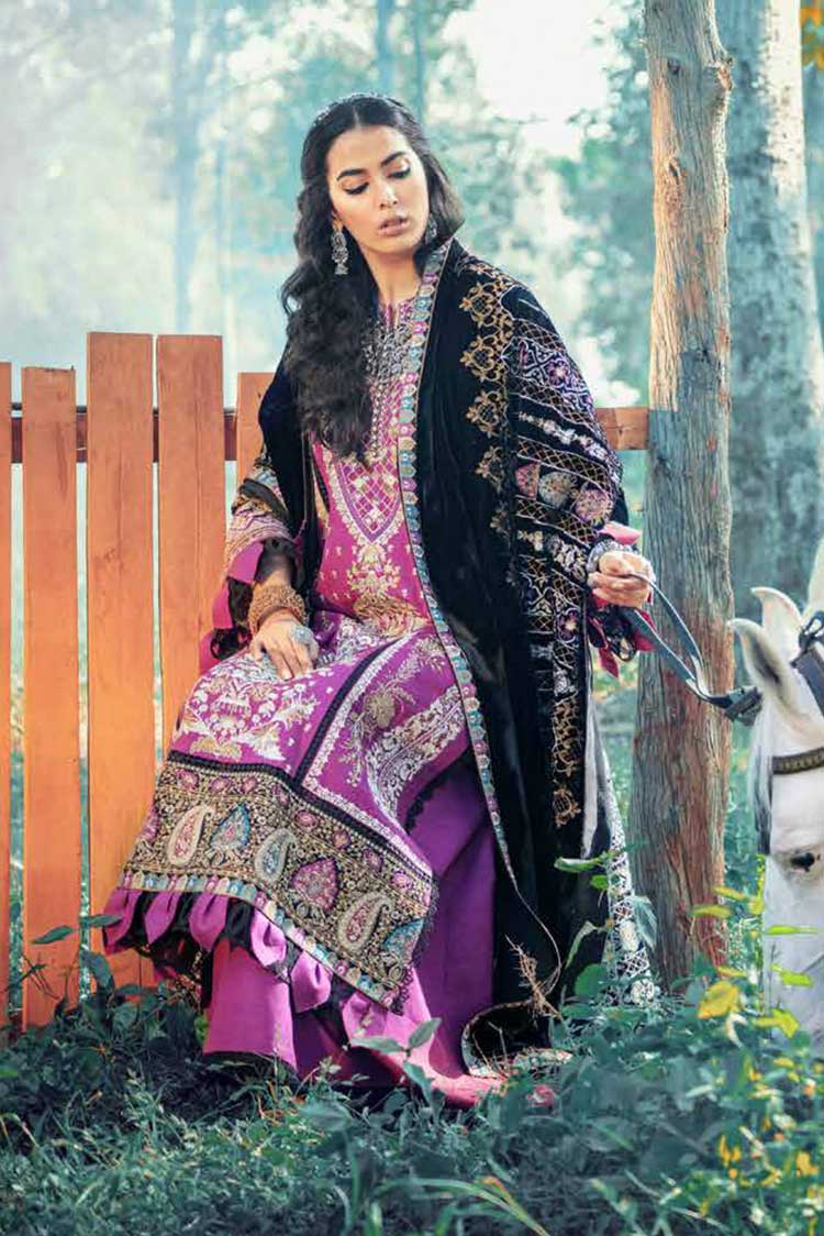 Picture of Maryam Hussain - 05 Tribal Winter Shawl Collection - Available at Raja Sahib